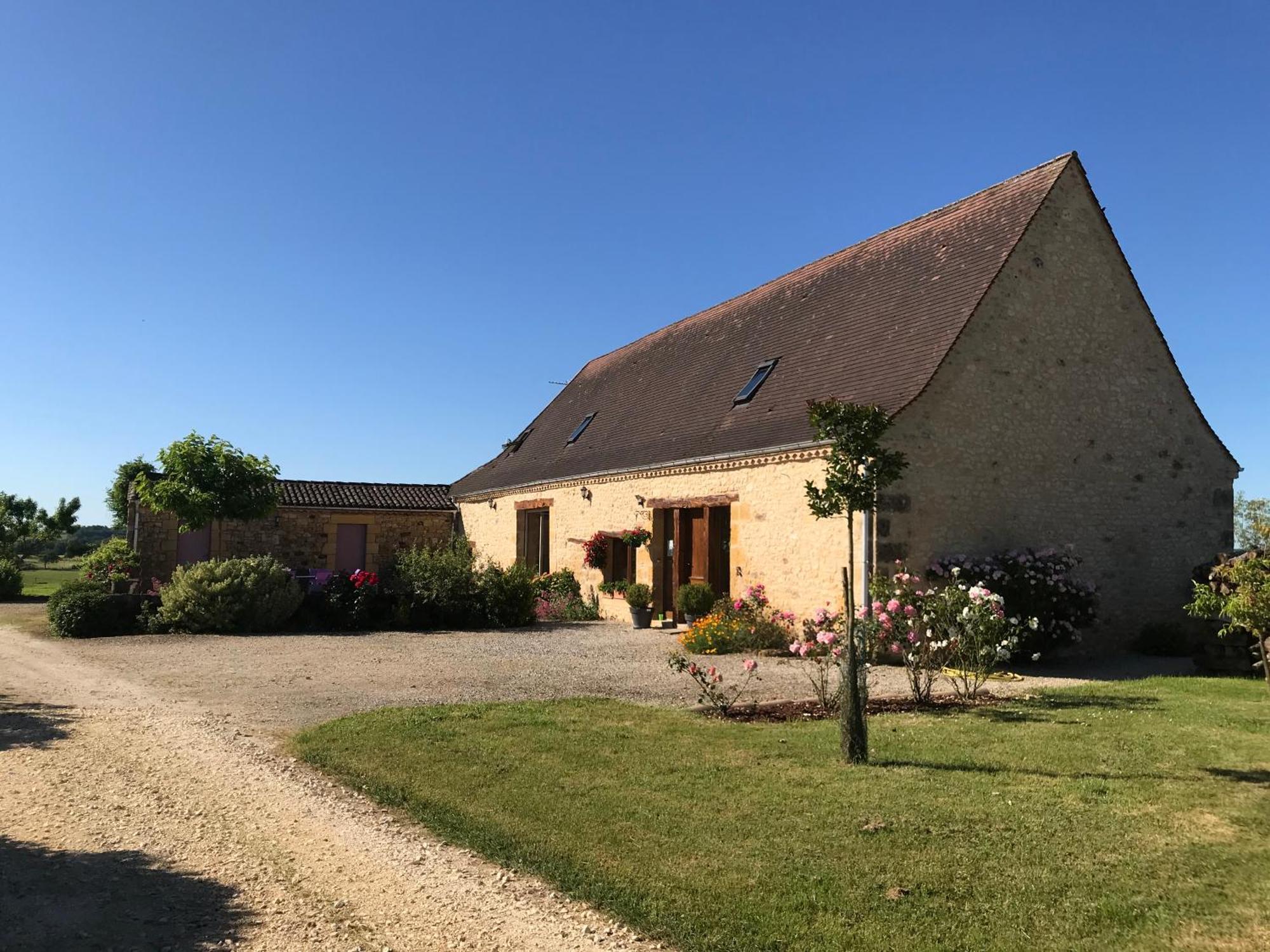 Chambre D'Hotes La Ferme De La Croix. Saint-Avit-Senieur Экстерьер фото